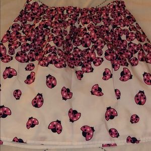 Lilly Pulitzer skirt size M lady bug print!